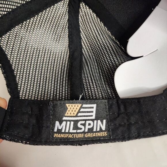 MILSPIN Snap Back Hook And Loop Hat American Flag Patch - Picture 6 of 8